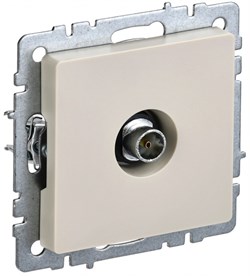 IEK Brite Base бежевый розетка TV оконечнаяная BR-A10-O-K10 - фото 73450