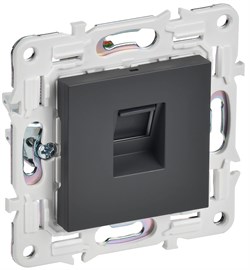 IEK SKANDY Титан Розетка компьютерная RJ45 кат.5E SK-K01T SK-K10-1-K48 - фото 73930