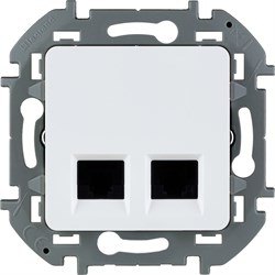 Legrand Inspiria белый двойная розетка RJ 45 - категория 6 - UTP 673840 - фото 74722