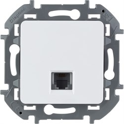 Legrand Inspiria белый телефонная розетка RJ11 673820 - фото 74824