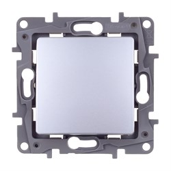 Legrand Etika Алюминий Переключатель промежуточный 1-клавишный, винтовые клеммы, 10AX, 250 В 672449 - фото 74889