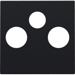 Niko Черный Накладка TV/FM/SAT 161-69551 - фото 75281