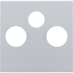 Niko Серебро Накладка TV/FM/SAT 121-69551 - фото 75406