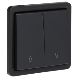 Niko Hydro Черный Переключатель для жалюзи, IP55, пруж клеммы 761-35915 - фото 75573