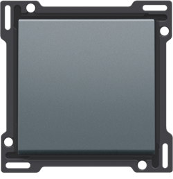 Niko Свинцово-серый Клавиша одинарная 220-61105 - фото 75585