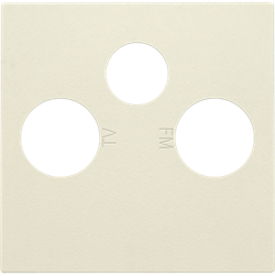 Niko Слоновая кость Накладка TV/FM/SAT 100-69551 - фото 75765