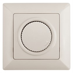 Intro Светорегулятор Solo 4-401-02 поворотный, 600Вт 230В, IP20, СУ, слоновая кость Б0053706 - фото 76440