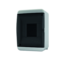 КЭАЗ Корпус пластиковый Навесной OptiBox P-UNK-1-04-IP41 Прозрачная черная дверь 279154 - фото 77481