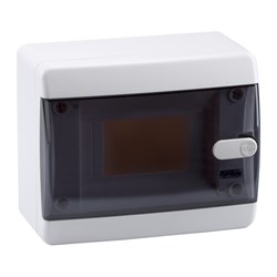 КЭАЗ Корпус пластиковый Навесной OptiBox P-CNK-1-06-IP41 Прозрачная черная дверь 145774 - фото 77516