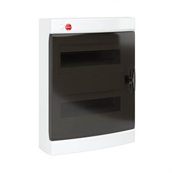 DKC Щиток настенный с дверцей 24 мод.,IP41, белый, с клеммным блоком 63А RB24W4TWD - фото 77535