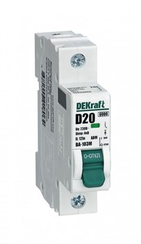 Dekraft Автоматический выключатель без теплозащиты 1P 16А х-ка D 6кА ВА-103M 12538DEK - фото 78846