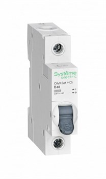 Systeme Electric City9 Set Автоматический выключатель (АВ) B 40А 1P 4.5kA 230В C9F14140 - фото 80240