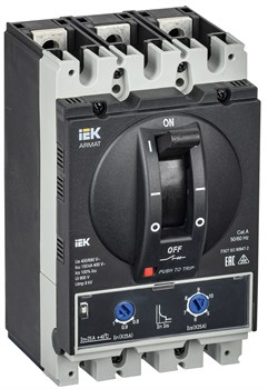 IEK ARMAT Автоматический выключатель в литом корпусе 3P A 150кА 25А ТМ рег. AR-MCCB-3A-150-0025A-ATUC - фото 83652