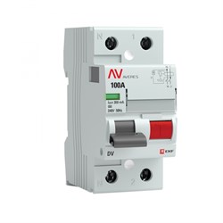 EKF Averes DV  УЗО 2P 100А/300мА (A) электромеханическое rccb-2-100-300-a-av - фото 83849