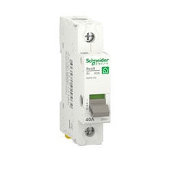 Schneider Electric RESI9 Выключатель нагрузки (мод. рубильник) 40А 1P R9PS140 - фото 85269