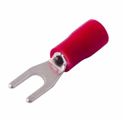 Наконечник вилочный изолированный 3.2мм 0.5-1.5мм² (НВи 1.5-3 / НВи 1,25-3) красный Rexant 08-0111 - фото 85953