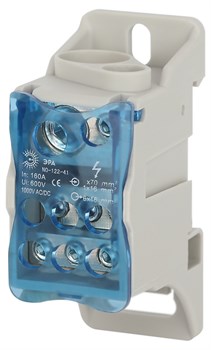 ЭРА Распределительный блок на DIN-рейку NO-122-39 РБД-80А Б0051113 - фото 87296