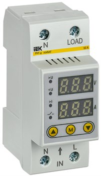 IEK Реле напряжения и тока РНТ-д однофазное 36мм 63А IVC21-1-63 - фото 87373