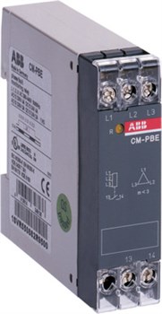 ABB CM-PBE Реле контроля напряжения, 3ф, L1-L2-L3 3x380-440В, 1НО контакт 1SVR550882R9500 - фото 87427