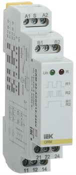 IEK ONI Импульсное реле ORM 2 контакта 12-240 В AC/DC ORM-02-ACDC12-240V - фото 87449