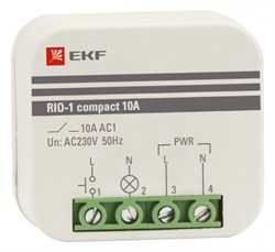 Импульсное реле RIO-1 compact 10А PROxima rio-1k-10 pe729655 - фото 87476