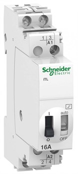 Schneider Electric Acti 9 iTL Реле импульсное 16A 2НО 12В АС 50-60Гц 6В DC A9C30012 - фото 87488