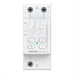 Welrok VI-63 Реле напряжения 63 А (max 80 A), 13 900 ВА 4660251140274 - фото 87718