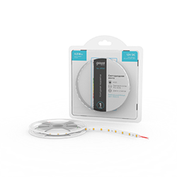 Gauss Лента Basic 12V 4,8W/m 312lm/m 4000K IP20 LED 2m 1/100 BT001 - фото 88239