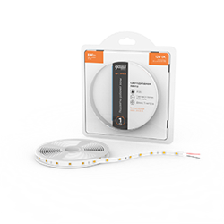 Gauss Лента Basic 12V 8W/m 900lm/m 3000K IP20 LED 5m 1/100 BT024 - фото 88245