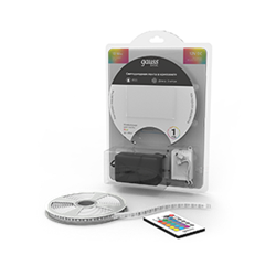 Gauss Лента Basic в комплекте 12V 10W/m 700lm/m RGB IP20 LED 3m 1/50 BT041 - фото 88257