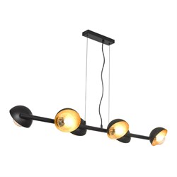 Линейно-подвесной светильник черный желтый LSP-8955 - фото 88377