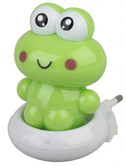 ЭРА NN-608-SW-GR Зеленый ночник Б0019100 - фото 88407