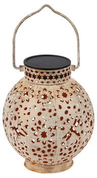 ЭРА ERASF22-59 ЭРА Садовый светильник Амфора, на солнечной батарее, теплый+холодный свет, 2 LED, d 15 см Б0057658 - фото 88429