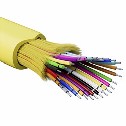 DKC Кабель волоконно-оптический, распределительный, арамидные упрочняющие нити, для внутренней прокладки, нг(А)-HF, 24 ОВ, категорияOS2(G.652.D) плотн RNDT9C24YL01-E - фото 88788