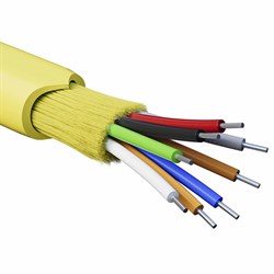 DKC Кабель волоконно-оптический, распределительный, арамидные упрочняющиенити, для внутренней прокладки, нг(А)-HF, 8 ОВ, категория OS2(G.652.D)плотный RNDT9C8YL01 - фото 88798