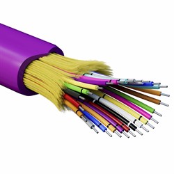 DKC Кабель волоконно-оптический, распределительный, арамидные упрочняющие нити, для внутренней прокладки, нг(А)-HF, 24 ОВ, категорияOM4 (G.651.1) плот RNDT4C24MG01-E - фото 88805