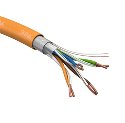 ЭРА Кабель витая пара U-4-PVC-6 U/UTP 4x2x23 AWG Cat 6 CU PVC 305 метров Б0053023 - фото 89295