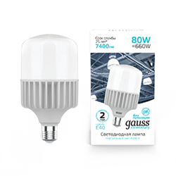 Gauss Лампа Elementary T140 80W 6400lm 4000K E40 LED 63428 - фото 89367
