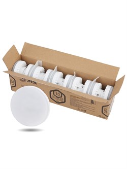 ЭРА Лампочка светодиодная RED LINE LED GX-10W-827-GX53 R (10-PACK) 10Вт таблетка теплый белый свет Б0054246 - фото 89484