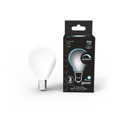 Gauss Лампа Filament Шар 9W 610lm 4100К Е14 milky диммируемая LED 105201209-D - фото 89654
