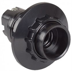 IEK Пкб14-04-К11 Патрон карболитовый с кольцом, Е14, черный EPK21-04-02-K01 - фото 89686