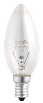 Jazzway Лампа накаливания B35 240V 60W E14 clear .3320553 - фото 89712