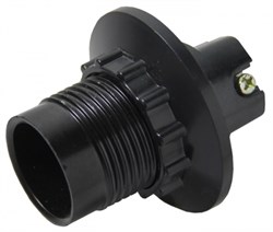 EKF PROxima Патрон карболитовый с кольцом Е14 черн. LHC-E14-r-s - фото 90042