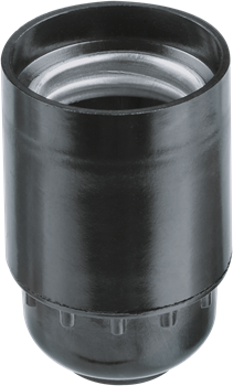 Navigator Патрон электрический 71 606 NLH-BL-E27 карболит подвесной Е27, M12 71606 - фото 90068