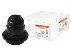 TDM Патрон карболитовый с кольцом, Е27, черный, Б/Н SQ0335-0012 - фото 90083