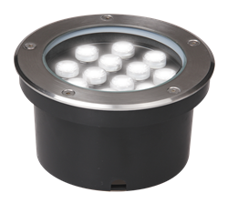 Jazzway Светильник PGR R180 12W 4000K 30° Сhrome (грунтовый встраиваемый) IP65 .5006560A - фото 90138