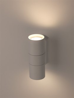 ЭРА WL28 WH Светильник Декоративная подсветка 2*GU10 MAX35W IP54 белый Б0034632 - фото 90244