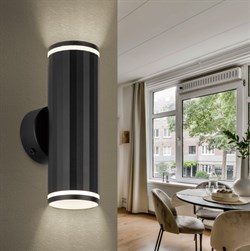 ЭРА Декоративная подсветка ЭРА WL45 BK MR16 GU10 12Вт черный IP20 для интерьера, стен Б0058494 - фото 90262