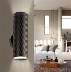 ЭРА Декоративная подсветка ЭРА WL46 BK MR16 GU10 12Вт черный IP20 для интерьера стен фасадов зданий Б0058502 - фото 90264