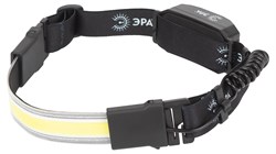 ЭРА Фонарь налобный светодиодный GA-807 Кибер" аккумуляторный 10 Вт COB, 3 режима, miscro USB" Б0054033 - фото 90359